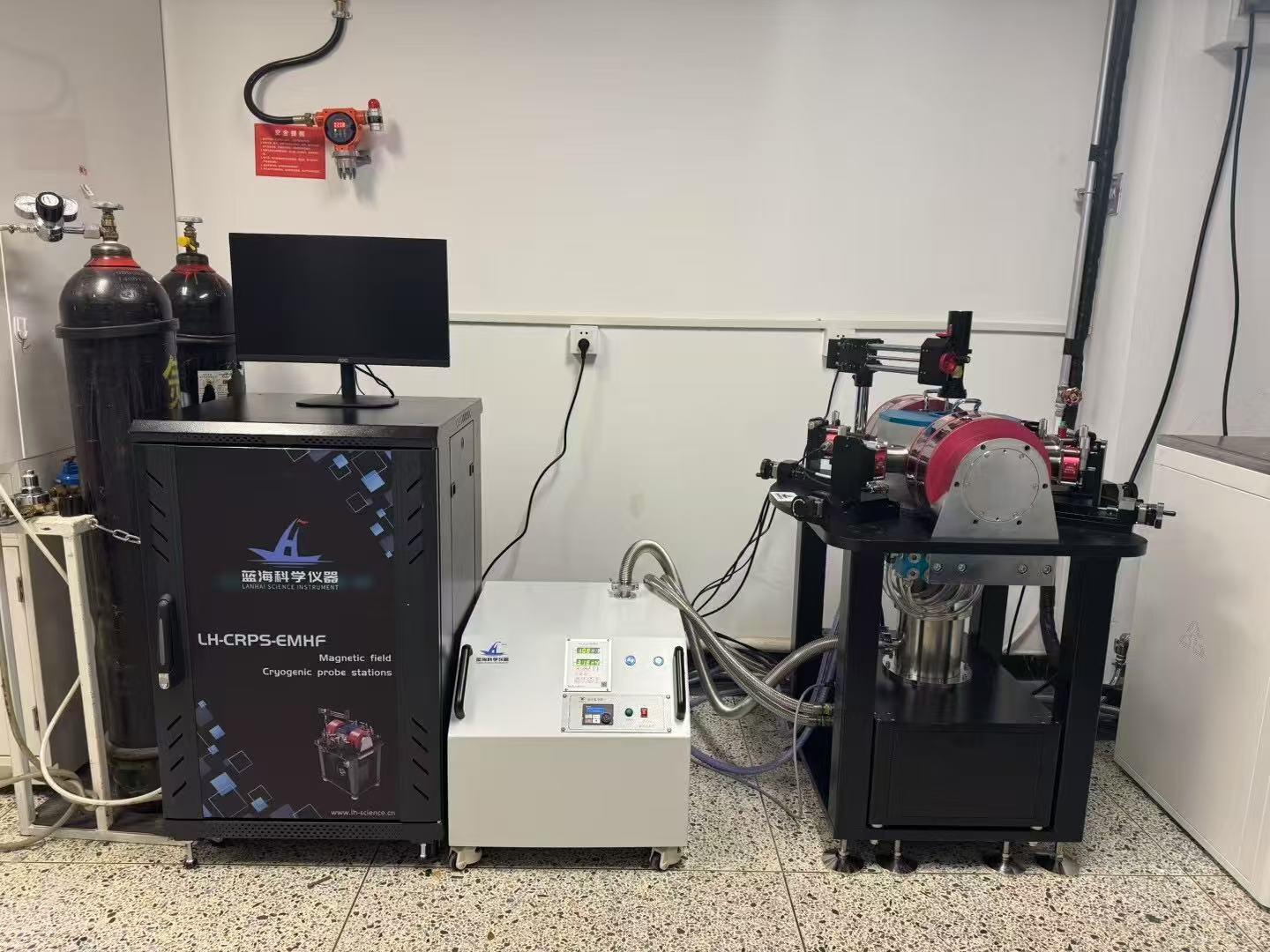 蓝海科学仪器变温磁场探针台顺利入驻中国科学院某研究所